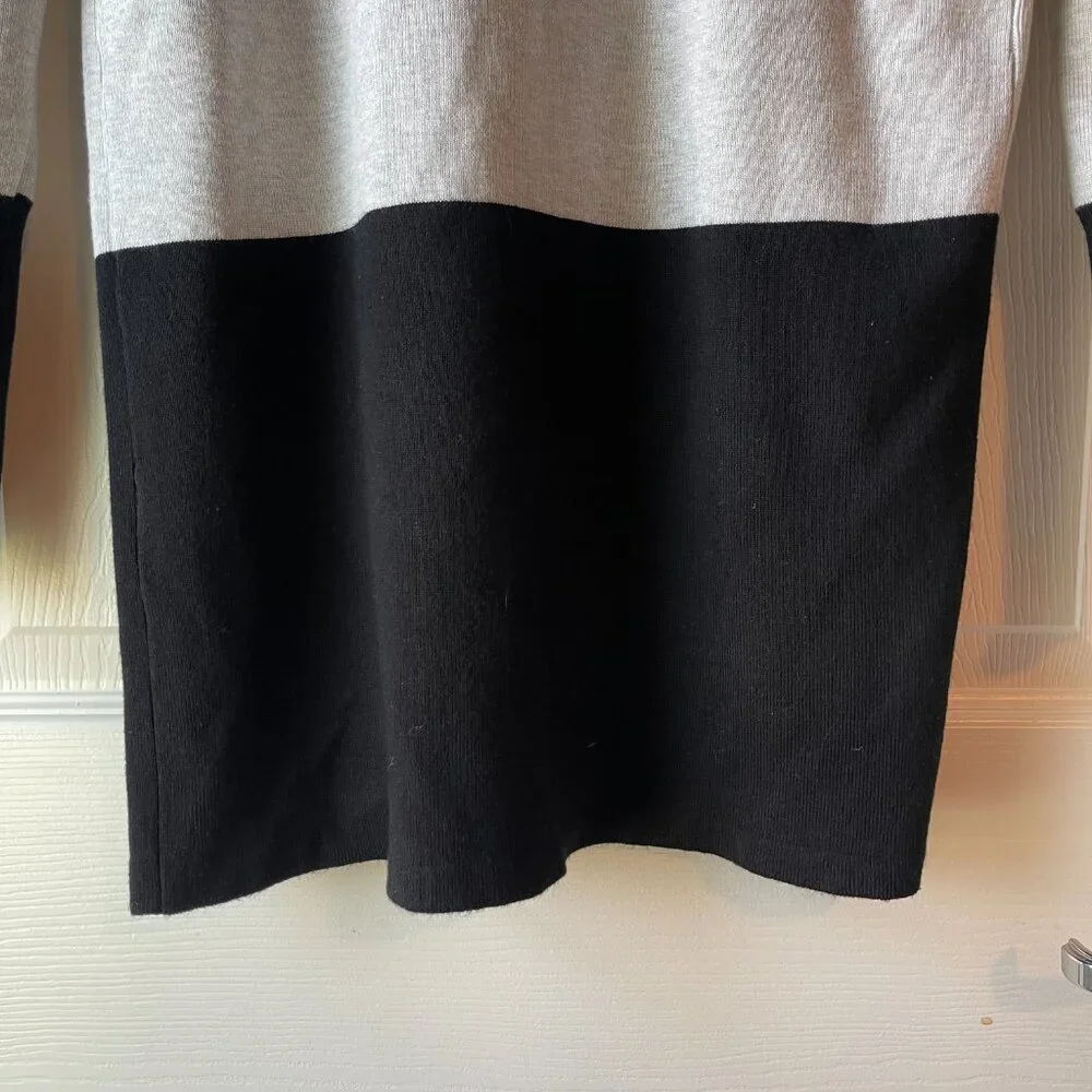 Two-Tone Open-Front Cardigan Size Small - Picture 8 of 10